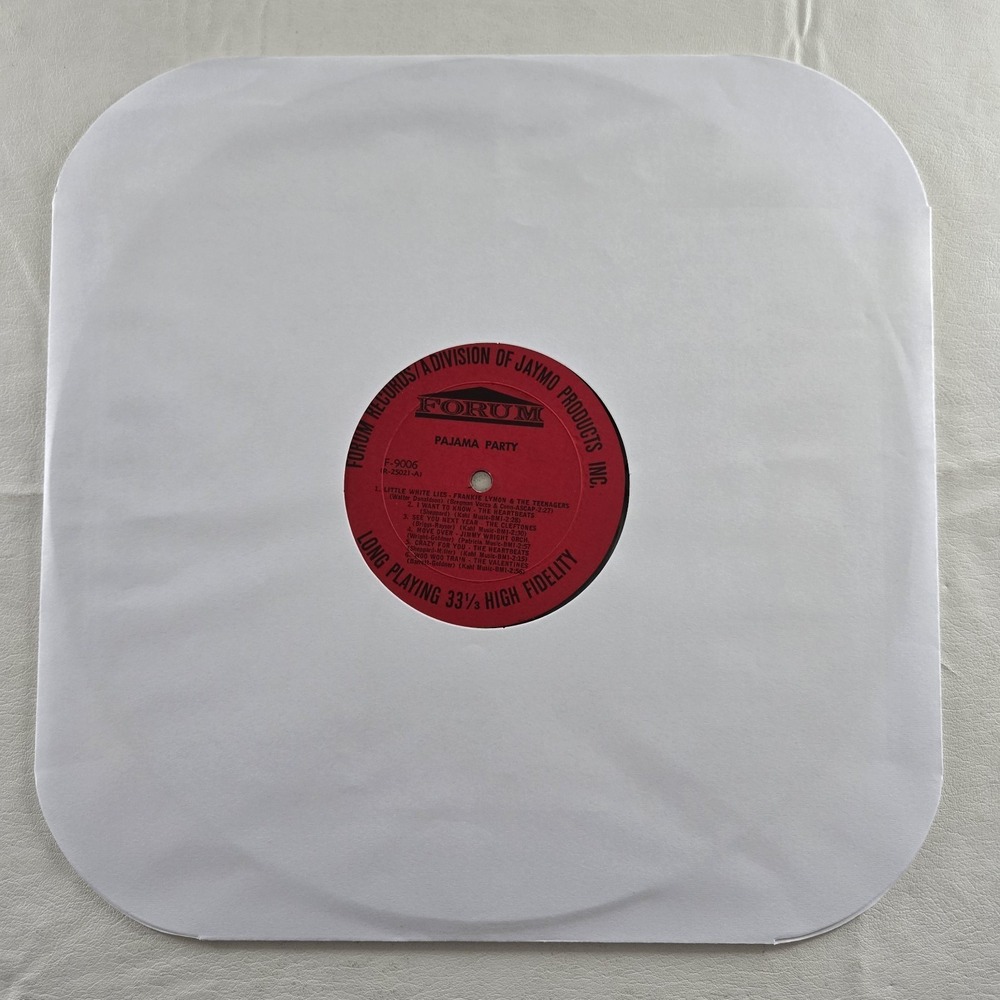 Pajama Party Teenagers, Cleftones Vinyl LP Forum Records Vintage Good+ Tested - Picture 8 of 12
